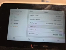 Vivint Smart Hub Control Panel VS-SH2000-C00 Model CP04   TURNS ON