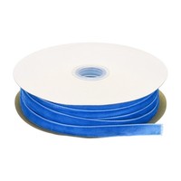 "Samtband Geschenkverpackung 50 Yard X3/8\" Kobaltblaues Einseitiges Samtbandrolle"