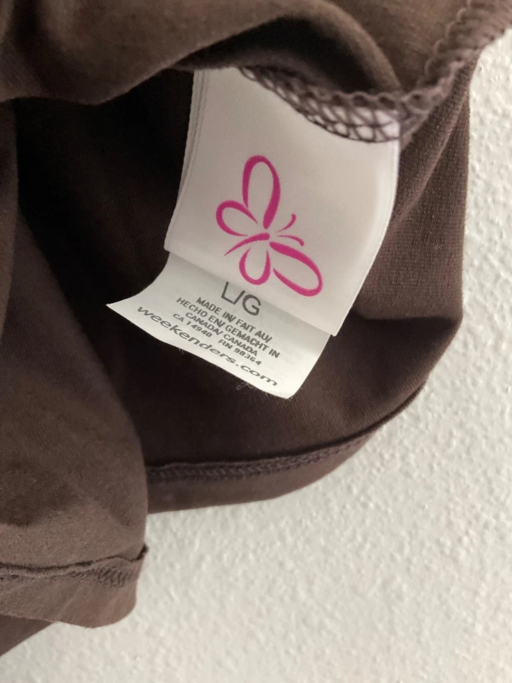 3 unidades - Tops femininos Weekenders sem mangas pacote com 3 XXL/GG gola V marrom/azul-petróleo/preto - Imagem 3 de 4