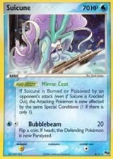 Suicune - 4/17 - Pokemon Pop Series 2 Holo Card HP