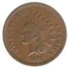 1873 Indian Head Cent VG Open 3
