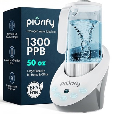50 Oz Hydrogen Water Machine with Vortex | BPA Free Rich Hydrogen