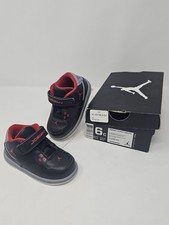 Nike Air Jordan 1 Flight Low Toddler 6C Black and White 351028-025 Kids Boy Baby