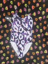 Ethika NWT Women's Pull-On blouse "The Bodysuit" Leopard Print Size M 4-6