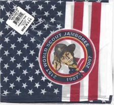 U.S. Contingent Neckerchief 2007 21st World Jamboree Boy Scouts of America BSA