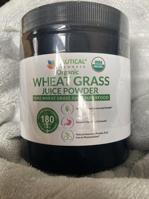 Nautical elements Wheat Grass Powder Organic   Premium Wheat Grass Juice Powder