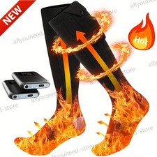 Electric Heated Socks Rechargeable Battery Men Women Winter Foot Warmer