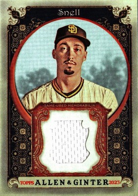 2023 Topps Allen & Ginter Relic Blake Snell #AGRB-BSN San Diego Padres
