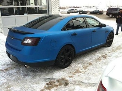 Matte Pearl Blue Car Wrap Vinyl Roll with Bubble and Air Free  Size: 1ft x 5ft