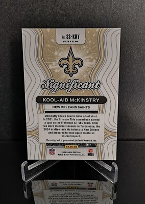 AUTO 💥 KOOL-AID MCKINSTRY RC SP 2024 Panini Prizm Football