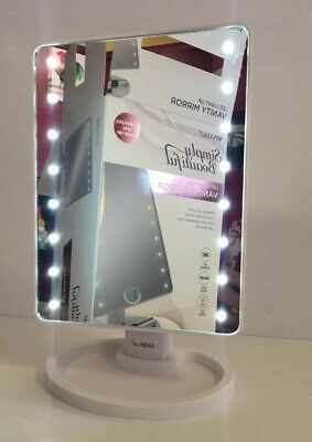 Vanity Mirror Battery Operated, Vivitar Simply Beautiful Portable Led Hollywood Vanity Mirror Lights