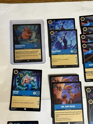 Disney Lorcana 33 Card Sapphire Lot Common Uncommon Rare 1 Foil See Pics |  eBay