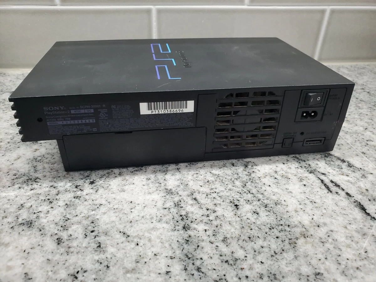 Sony Playstation 2 PS2 Fat Black Video Game System Console – TekRevolt