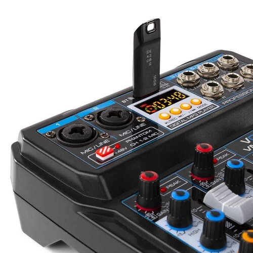 Vonyx VMM-P500 4 Channel Music Mixer Bluetooth MP3 DSP - Picture 5 of 8