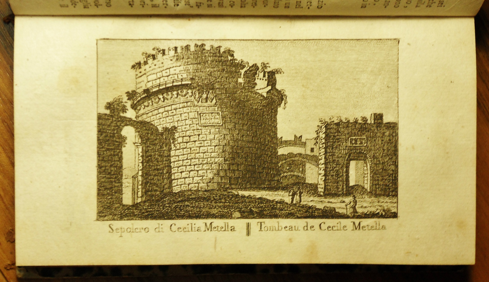 1795.Antica Acquaforte/Rane:ROMA:SEPOLCRO CECILIA METELLA