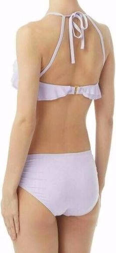 Carmen Marc Valvo Bademode Lavendel 2-teiliges Neckholder Bikini Set Small CruiseSeason - Bild 5 von 7