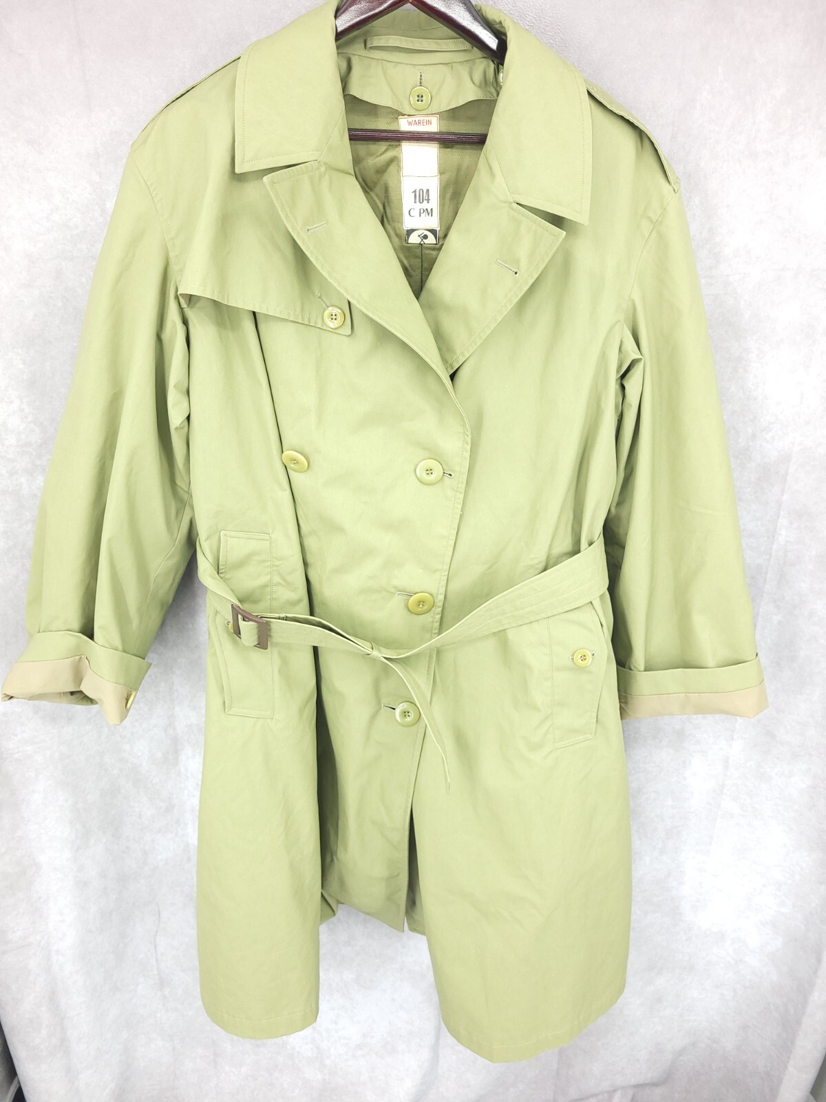 Warein Vintage 1966 French Military Coat XL Drill Fie… Gem