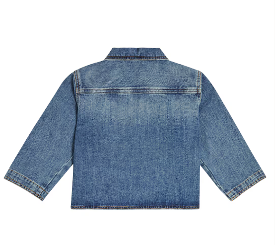Bonpoint girl Clarity Denim shirt Jacket collared size 6 $355 | eBay