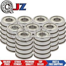50-Pack FR4-ZZ Deep Groove Flanged Ball Bearing 1/4" ID x 5/8" OD x 0.196" W