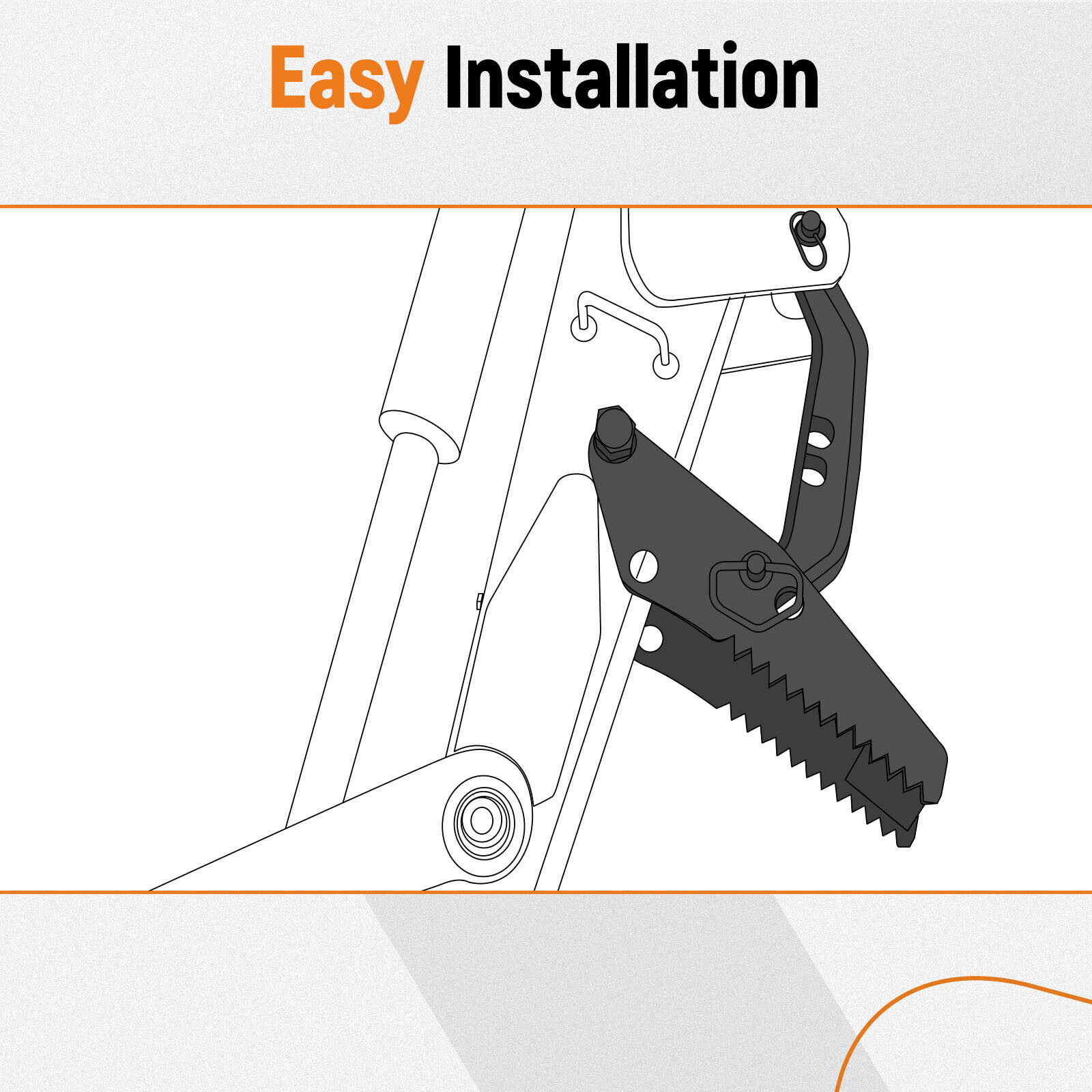 Thumb Backhoe and Fronthoe Excavator For Kubota Deere For Case Farmall DX25E