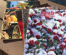 LOT OF 3 IDEALS CHRISTMAS MAGAZINES Very Good Condition. 1 Tgiving NICE