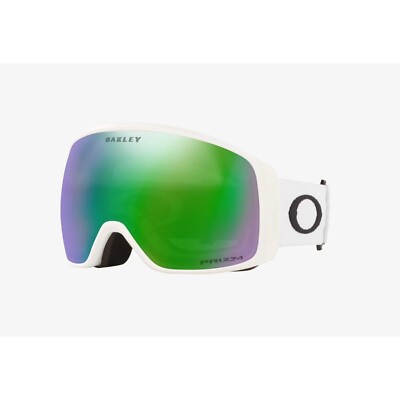 Oakley Flight Tracker L Matt White Prizm Snow Jade Iridium Maske Ski Snow...