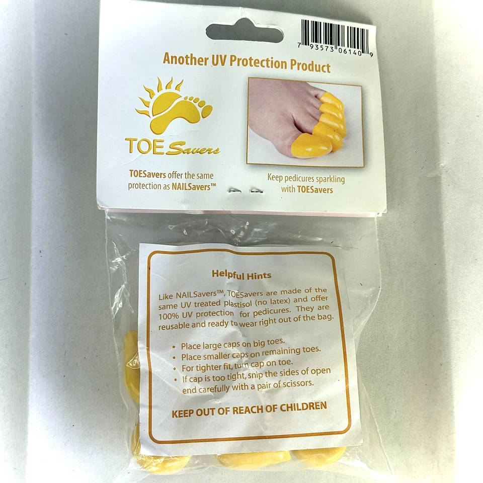 Ahorradores de puntera de NAILSAVERS. 10 piezas para uso en cama de bronceado o bronceado en aerosol Foto 2 de 2