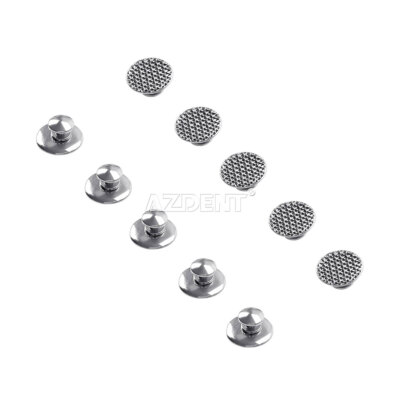 50 Sacchetti AZDENT Ortodonzia Dentale Base Rete Rotonda Bottone - Foto 2