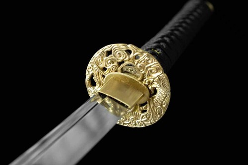 Full Tang Sharp Japanese Samurai Katana Sword with Brass Fitting Manganese Steel - Picture 7 of 9