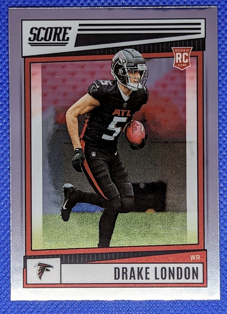 2022 Panini Chronicles DRAKE LONDON RC #SP-379 Score Atlanta Falcons