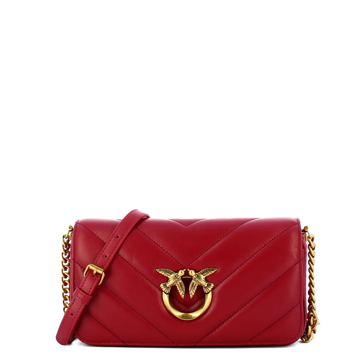Pinko red bag new arrivals