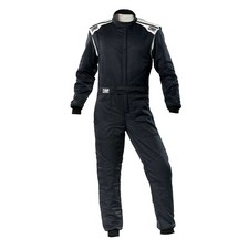 TUTA IGNIFUGA RALLY NERO OMP FIRST-S SUIT IA01828D NEW OMOLOGA FIA 8856-2018