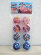 Disney Pixar Cars Lightning McQueen Pencil Sharpeners New Sealed Pack of 8