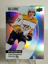 2023-24 Upper Deck Allure Rookie Luke Evangelista Nashville Predators RC