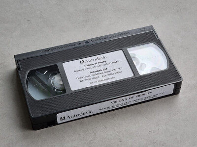 Autodesk Visions of Reality AutoCAD AEC 3D Studio 90000-090017-2000 VHS