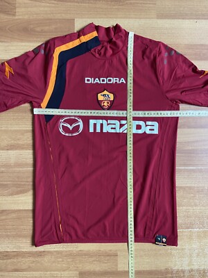 ROMA 2003 2004 HOME FOOTBALL SHIRT SOCCER JERSEY DIADORA sz S MEN