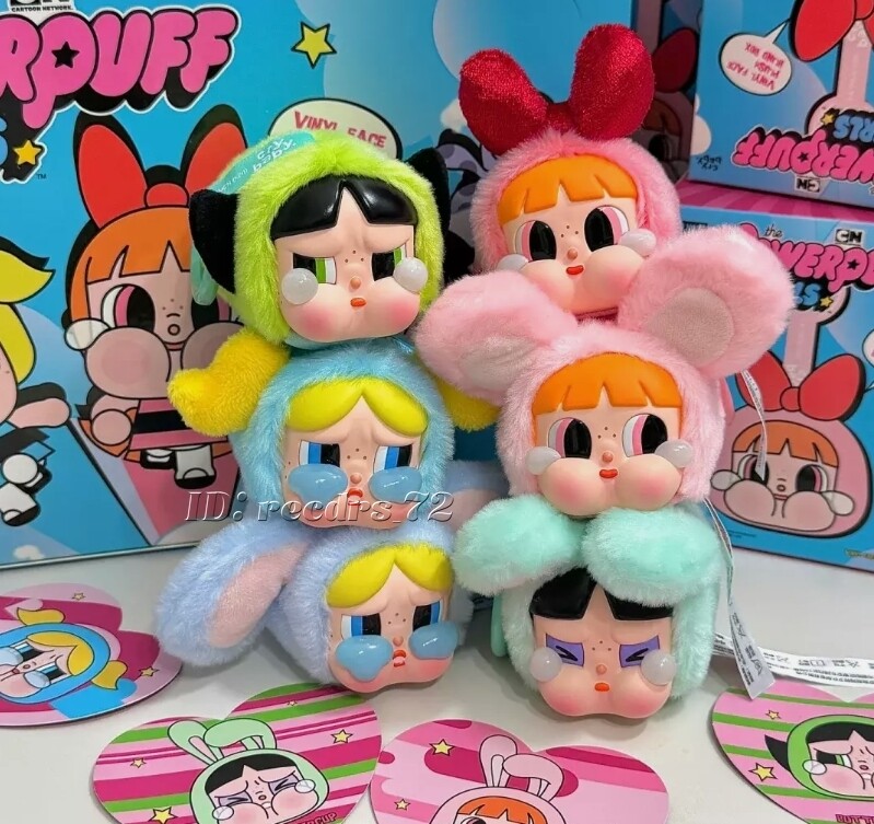 CRYBABY Powerpuff Girls Series Vinyl Face Plush Confirmed Blind