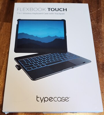 typecase Touch Keyboard Case for iPad Air 11-inch (2024 M2) & iPad Pro Black