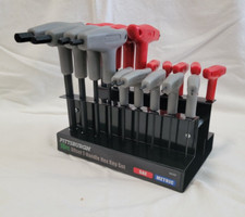 18 Pc Sae Metric T Handle Wrench Allen Ball End Hex Key Set