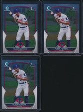 Lot of (3) YILBER HERRERA 1st 2023 Bowman Chrome Prospects TWINS Rookie Card RC