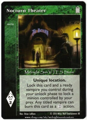 Nocturn Theater Keepers of Tradition 2018 BCP V:TES VTES Vampire CCG