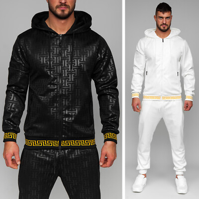 Trainingsanzug Jogginganzug Sweatshirt Sporthose Sport Print Herren BOLF Motiv 