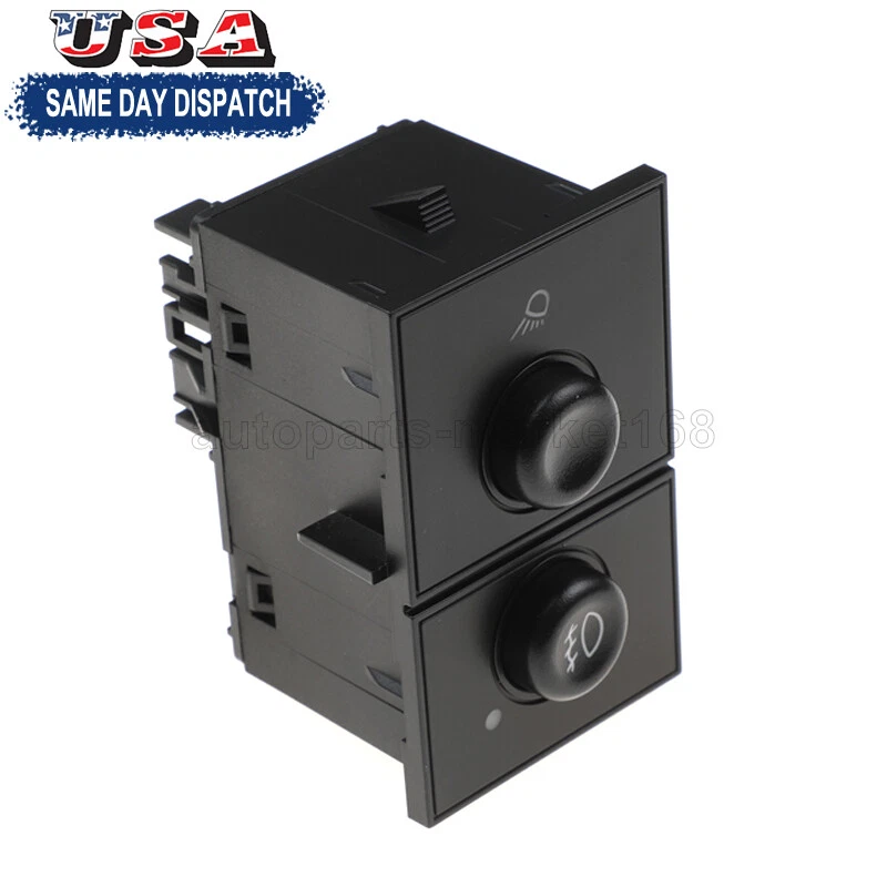 Interruptor de botão de lâmpada de neblina 15143597 para GMC Silverado/Sierra 1500 2500 3500 - Imagem 2 de 4