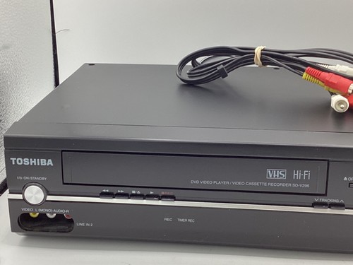 Toshiba SD-V296-K-TU DVD/VCR Combo Player Recorder Tested Cables Included - Picture 2 of 7