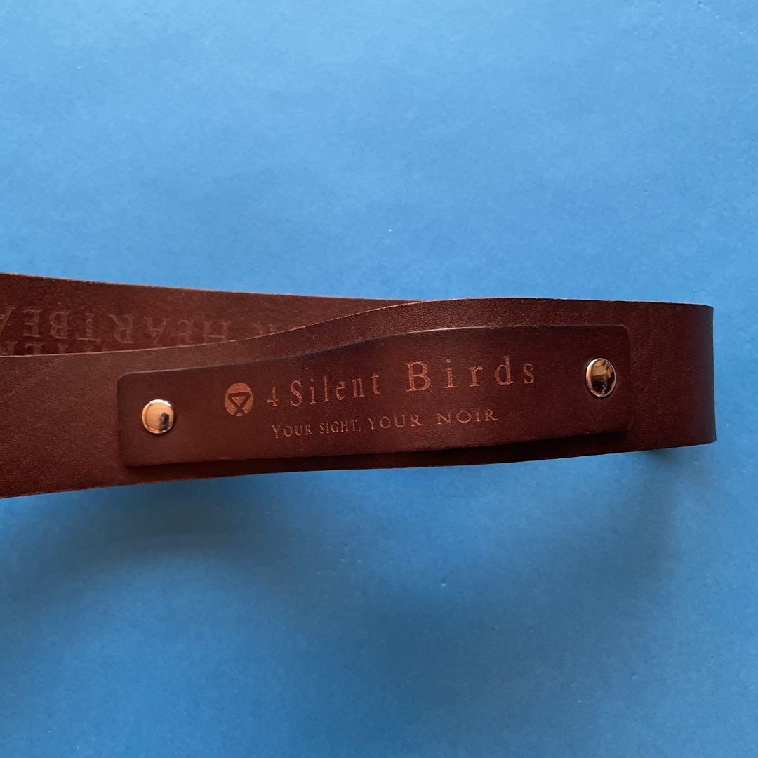 Silent Birds NOCTUA Camera Strap Brown Italian Leather 142cm Durable