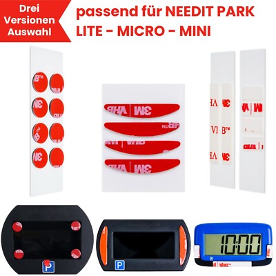 Ersatz Klebepads kompatibel mit Needit Park Mini Lite Micro Parkscheibe Parkuhr