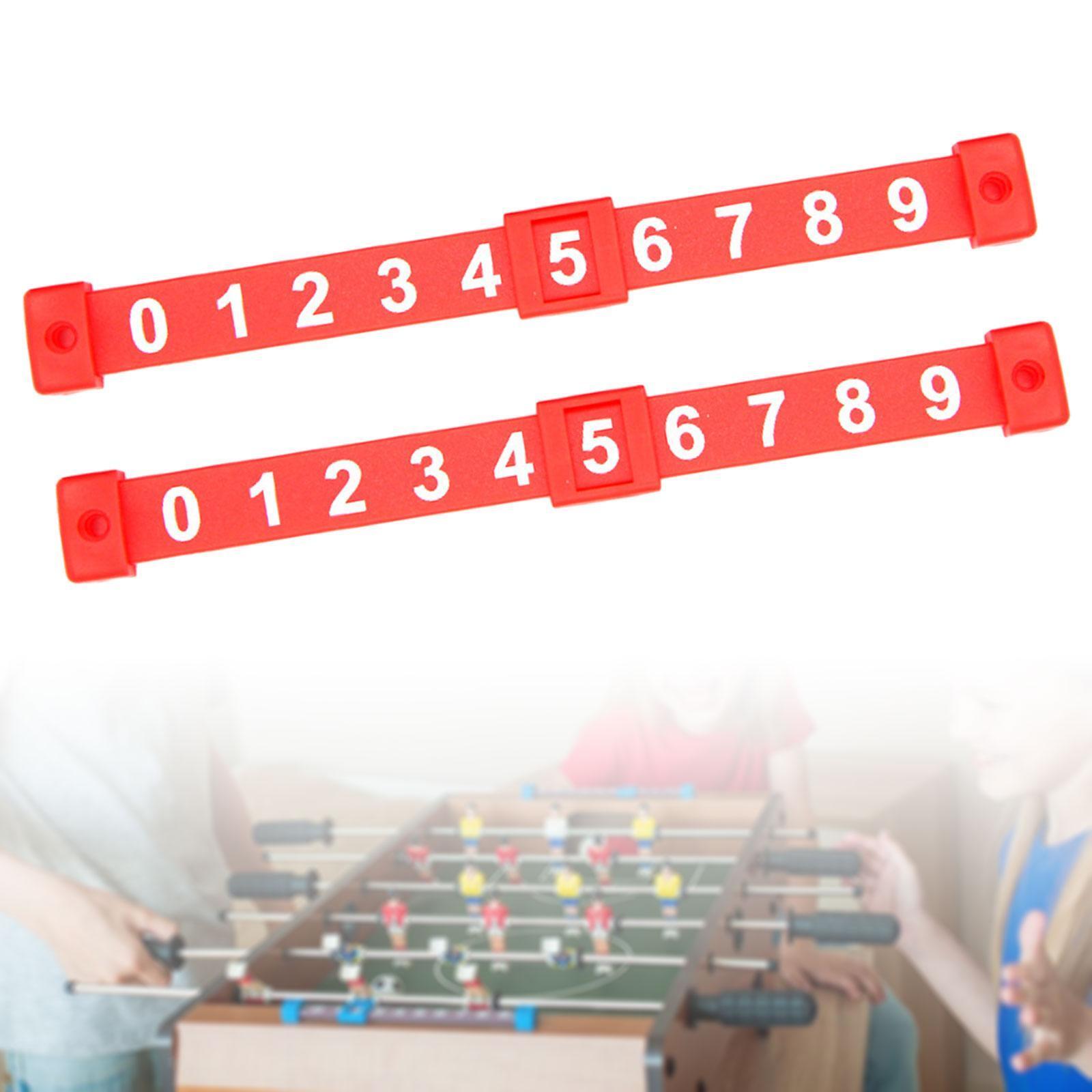 4x2Pcs Foosball Score Counter Kids Foosball Counters Foosball Table
