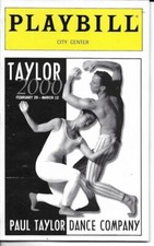 Paul Taylor Dance Company   Playbill   2000  New York City Center  PHOTOS