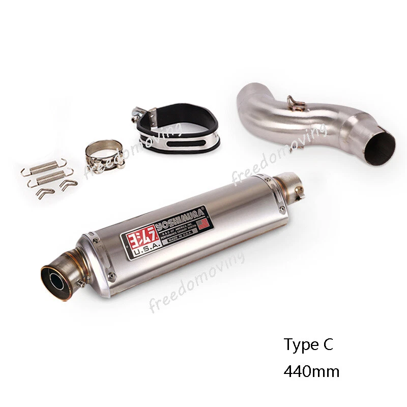 Tubo de enlace de escape medio deslizable 51 mm punta silenciadora con DB Killer para Honda CTX 700 Foto 4 de 4