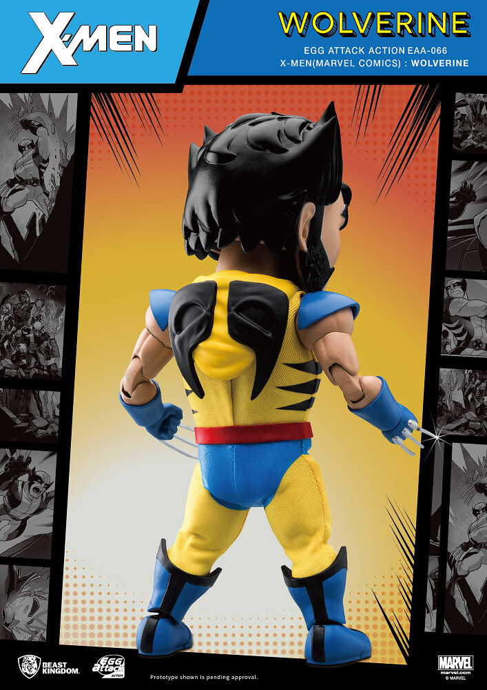 WOLVERINE - ビーストキングダム BeastKingdom ウルヴァリン Wolverine BEAST KINGDOM EGG ATTACK ACTION EAA-066SP X-MEN (MARVEL